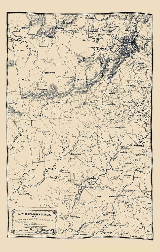 Northern Georgia - Merrill 1864