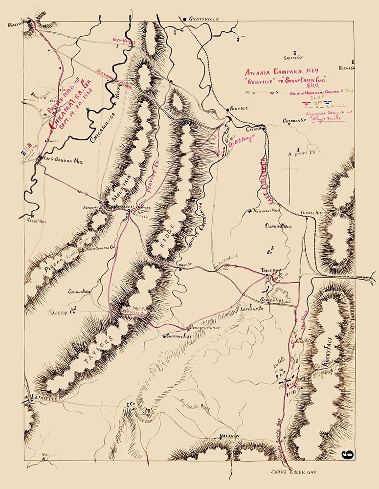 Chicamauga Battlefield Georgia - 1863