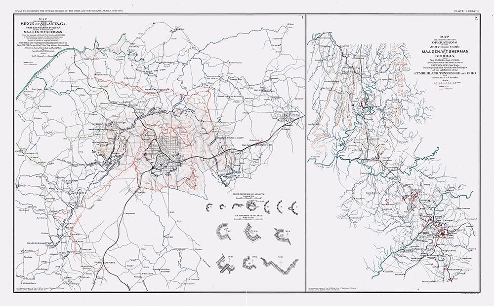 Siege of Atlanta - Sherman 1894