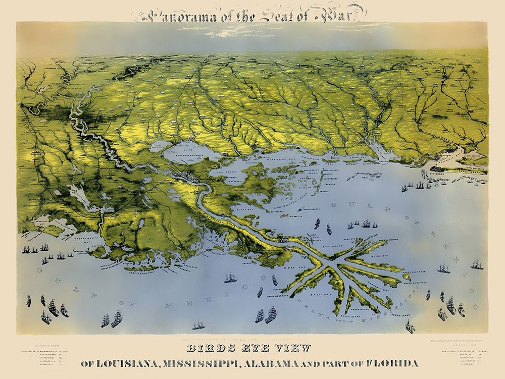 Louisiana Mississippi Alabama Florida