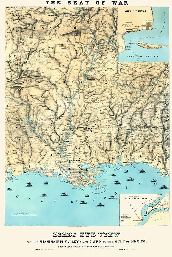 Mississippi from Cairo to Gulf of Mexico