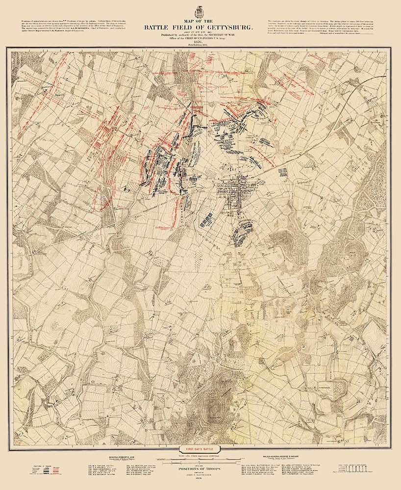 Gettysburg Battlefield First Days Battle