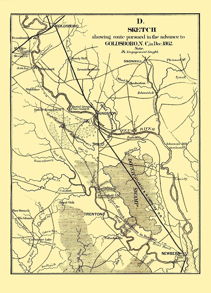 Goldsboro North Carolina - Bowen 1866