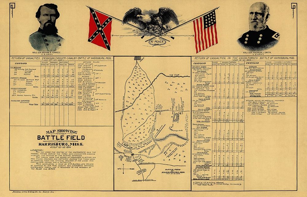 Harrisburg Mississippi Battle - Allman 1864