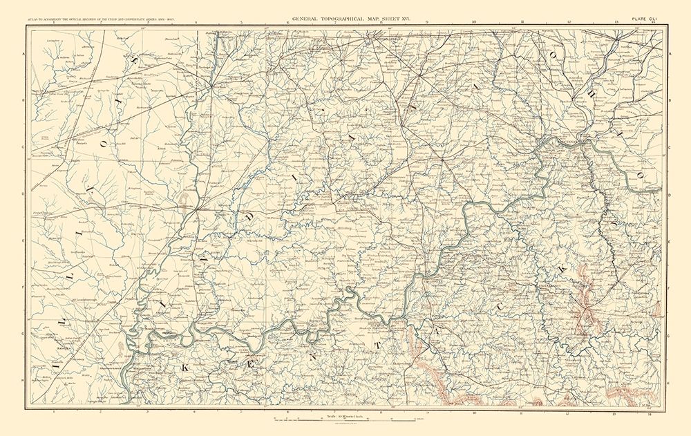 Illinois Indiana Ohio Kentucky - Bien 1895