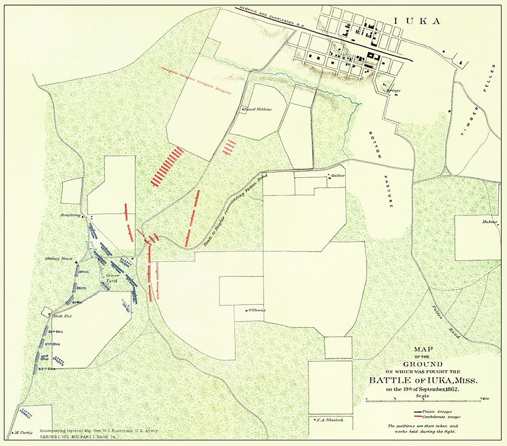 Battle of Iuka Mississippi - 1862