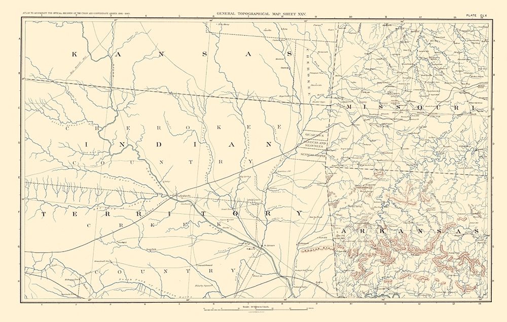 Kansas Indian Territory Missouri Arkansas