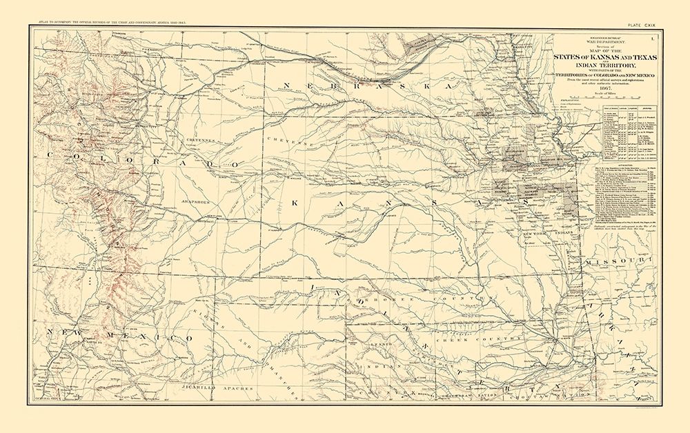 Central United States  - Bien 1895
