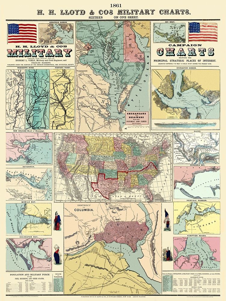 Campaign Military Charts of Strategic Places