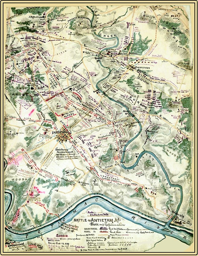 Battle of Antietam Maryland - Sneden 1862