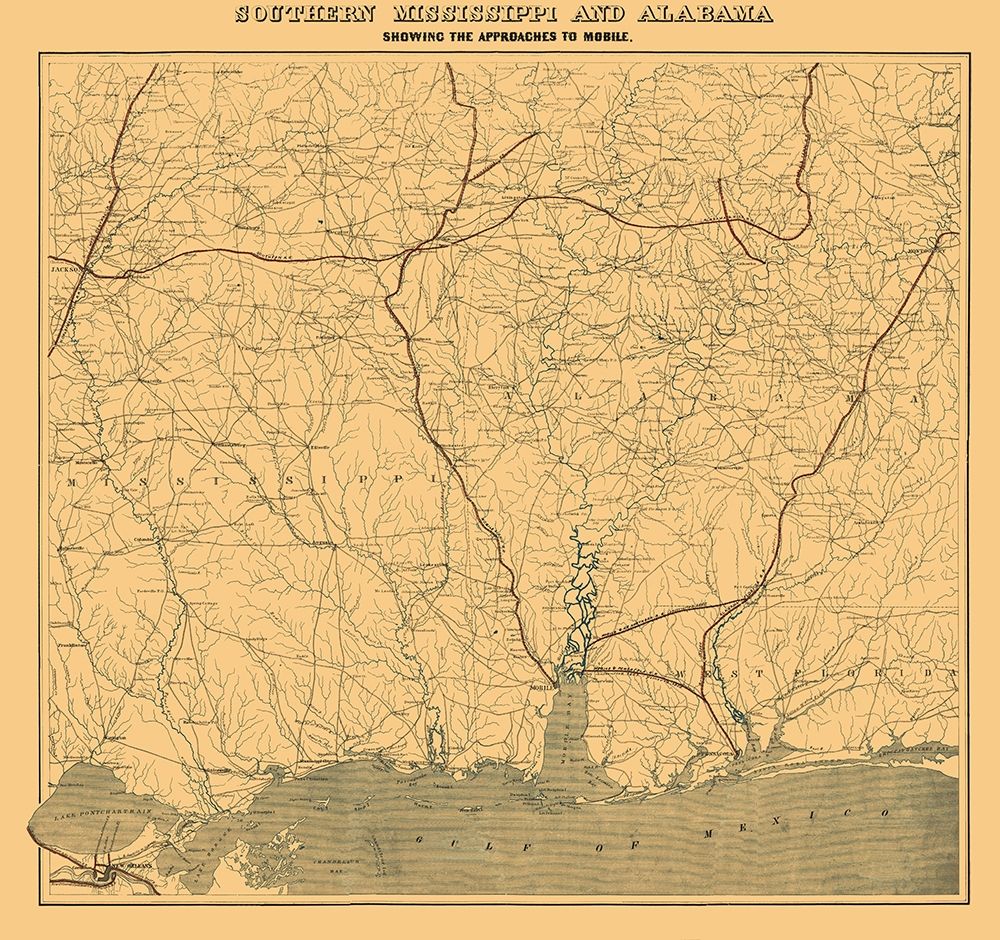 Southern Mississippi Alabama Approaches Mobile