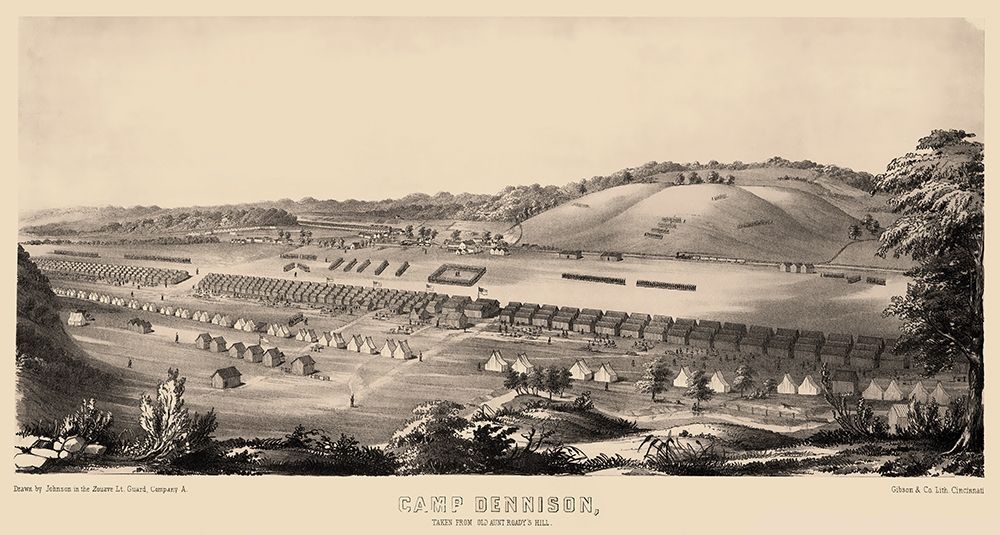 Camp Dennison Ohio - Johnson 1860s
