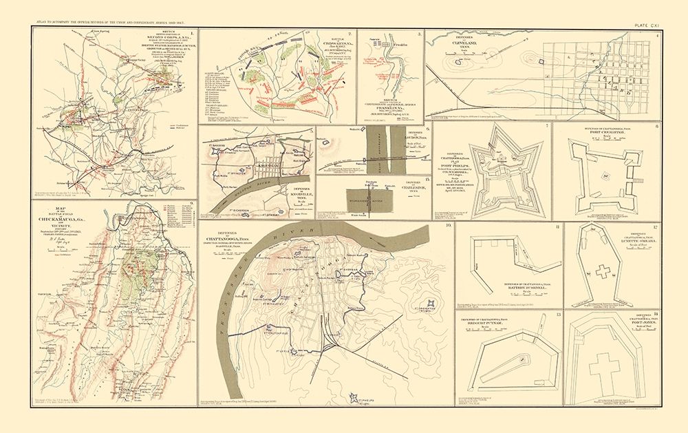Positions Defenses Battlefields - Bien 1895