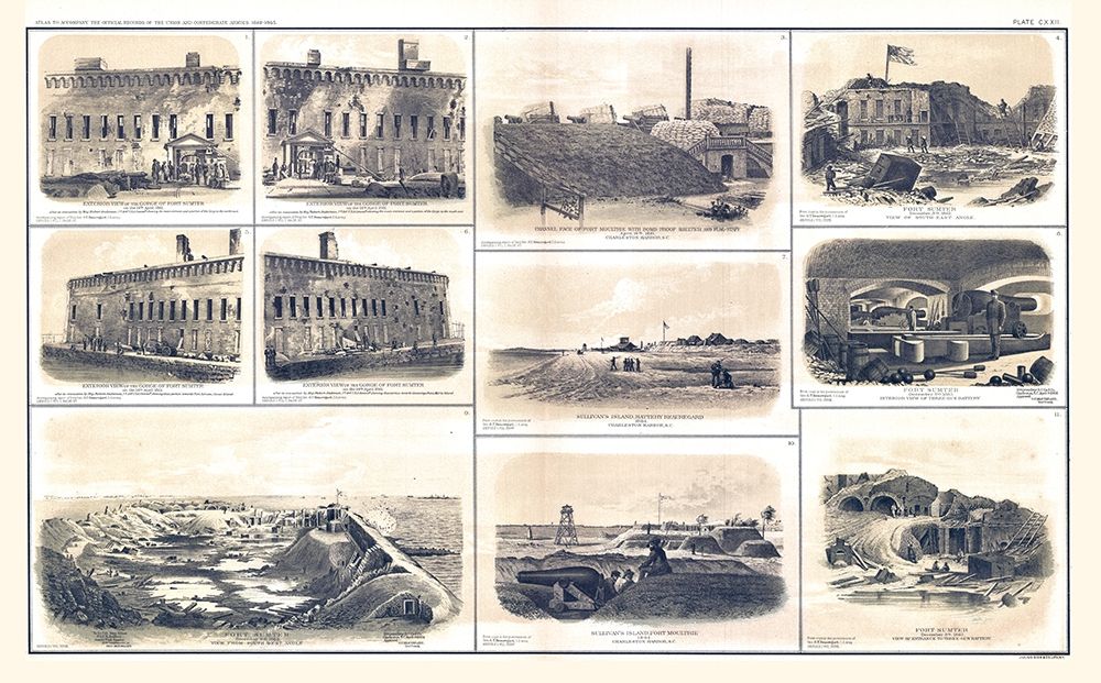 Fort Sumter Charleston South Carolina - Bien 1894