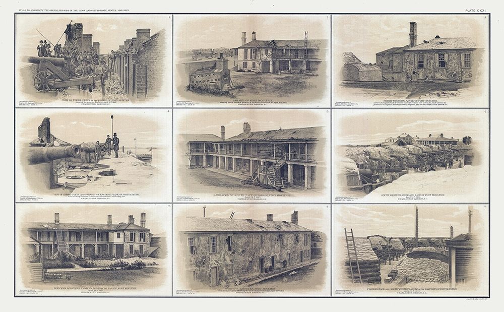 Charleston Harbor South Carolina - Bien 1894