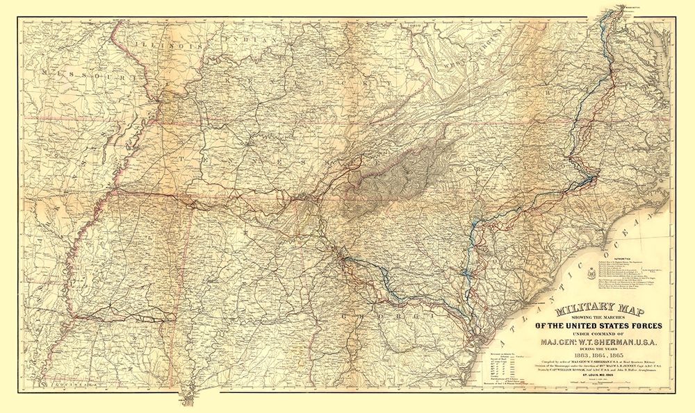 Militia of Shermans Marches - Sherman 1865