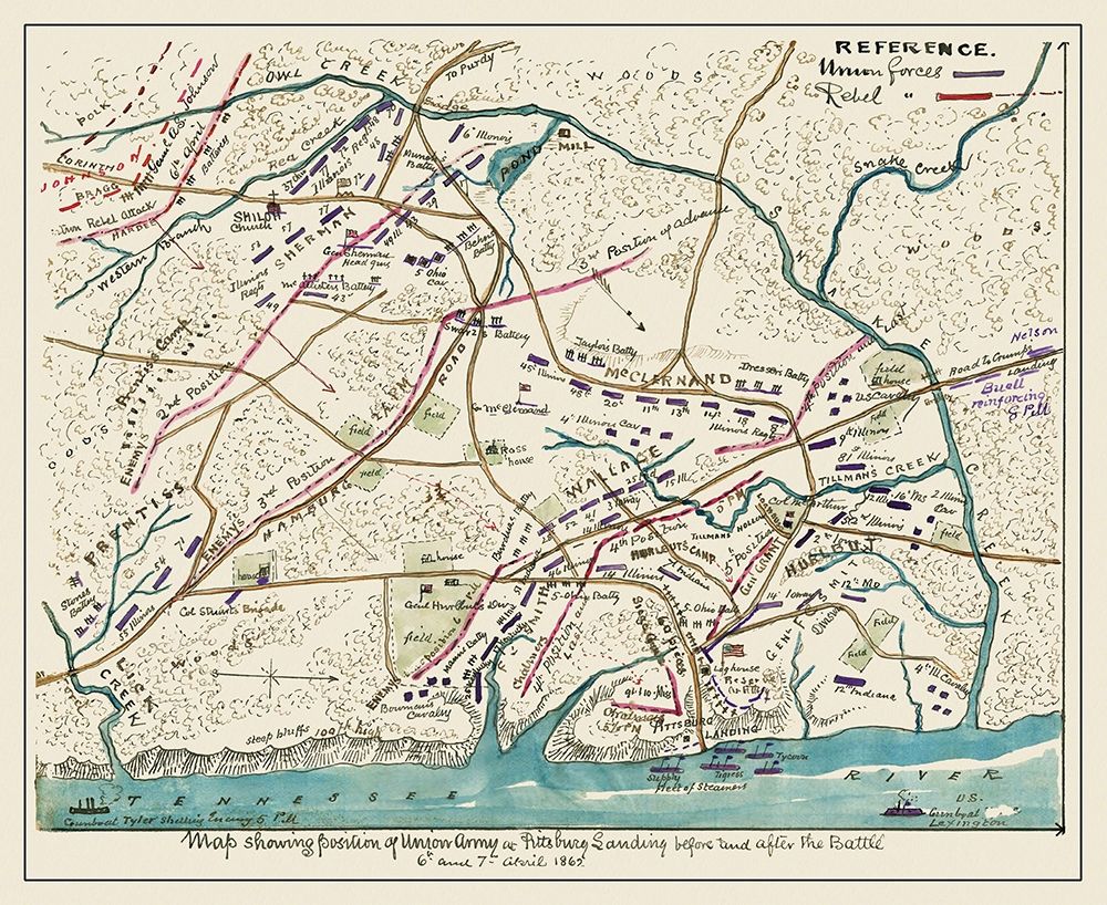 Shiloh Battlefield Tennessee - 1862