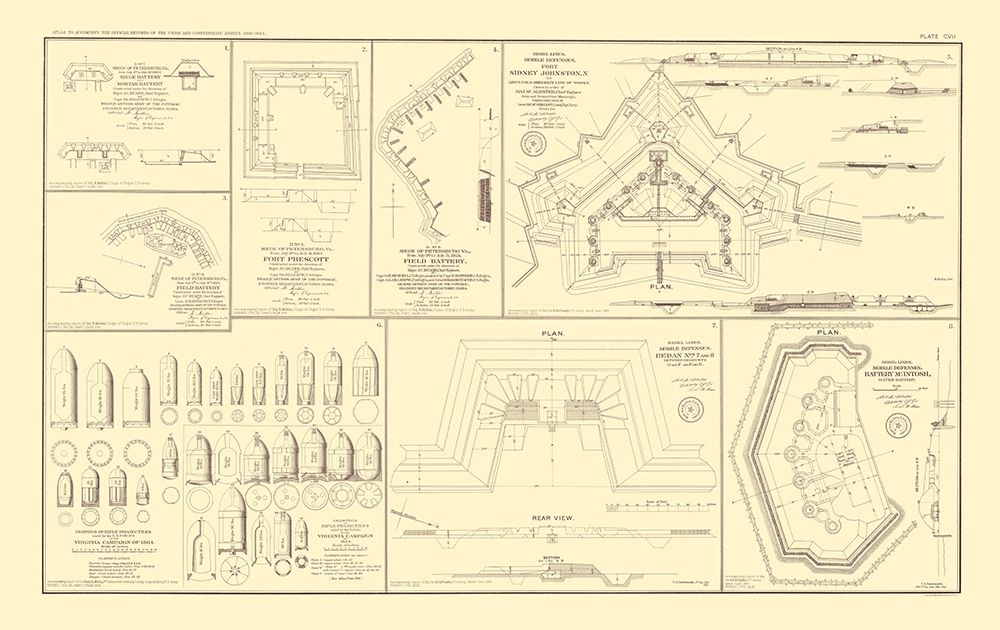 Sieges Defenses Union Confederate Armies