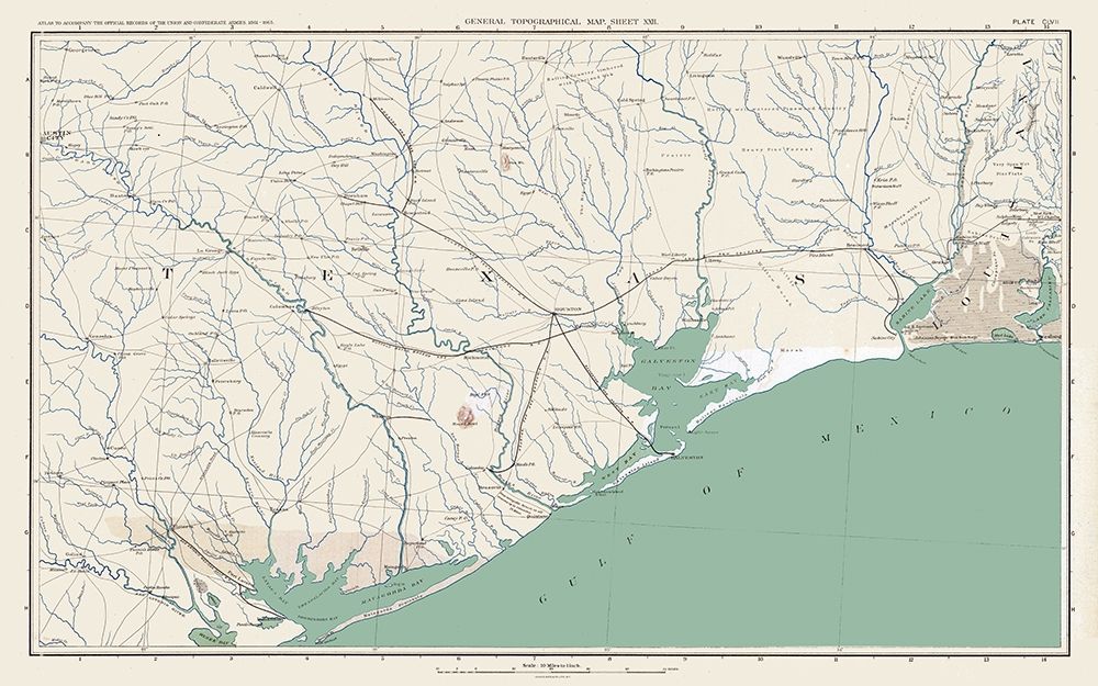 East Texas Theatre of War - Lamont 1894