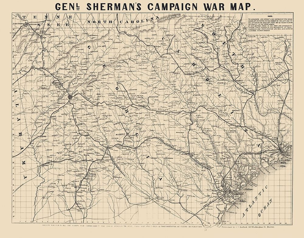 General Shermans Campaign  - Bufford 1860