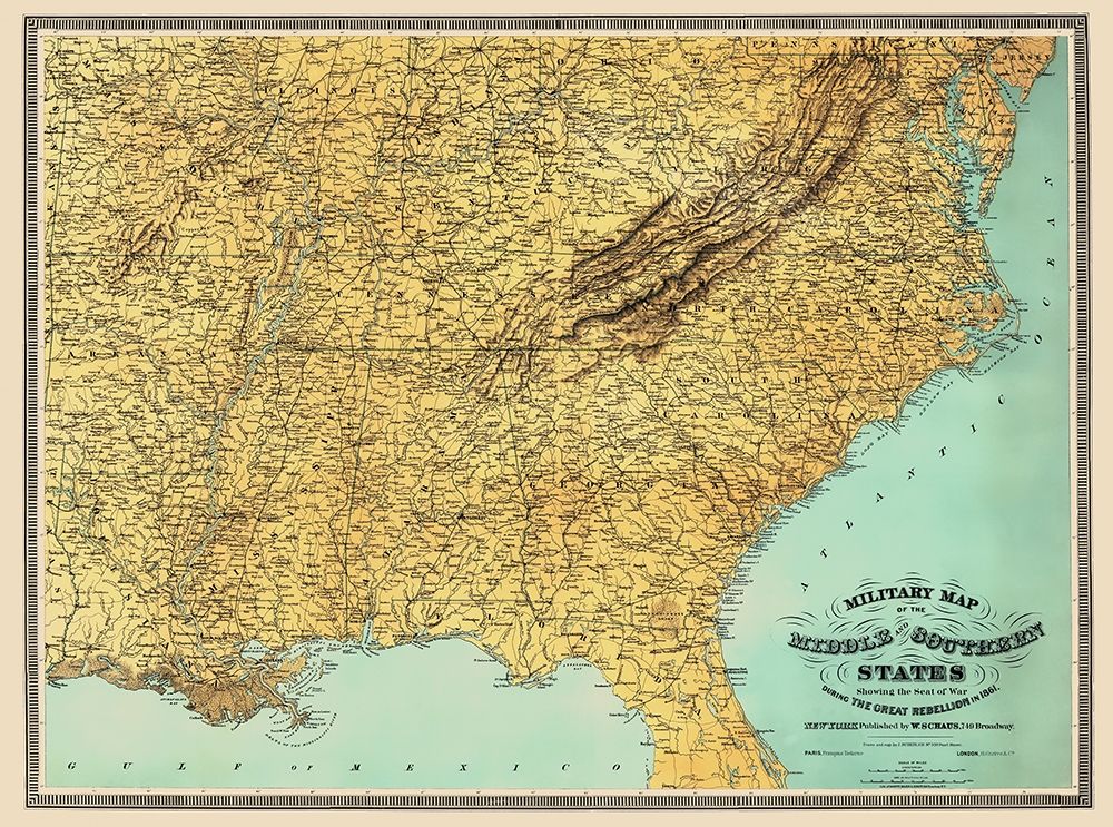 Middle Southern United States Seat of War