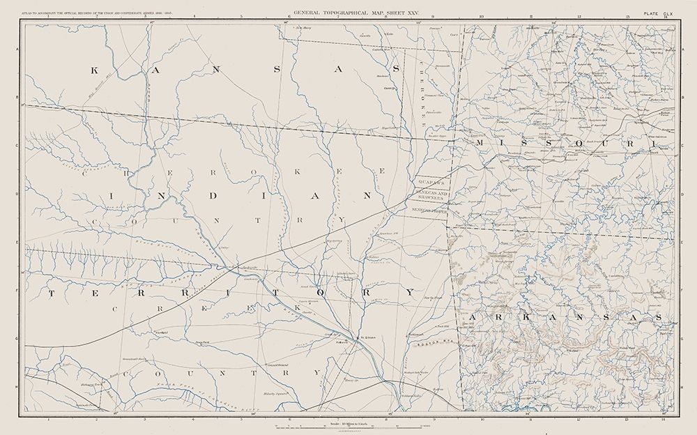 Kansas Missouri Arkansas - Bien 1894