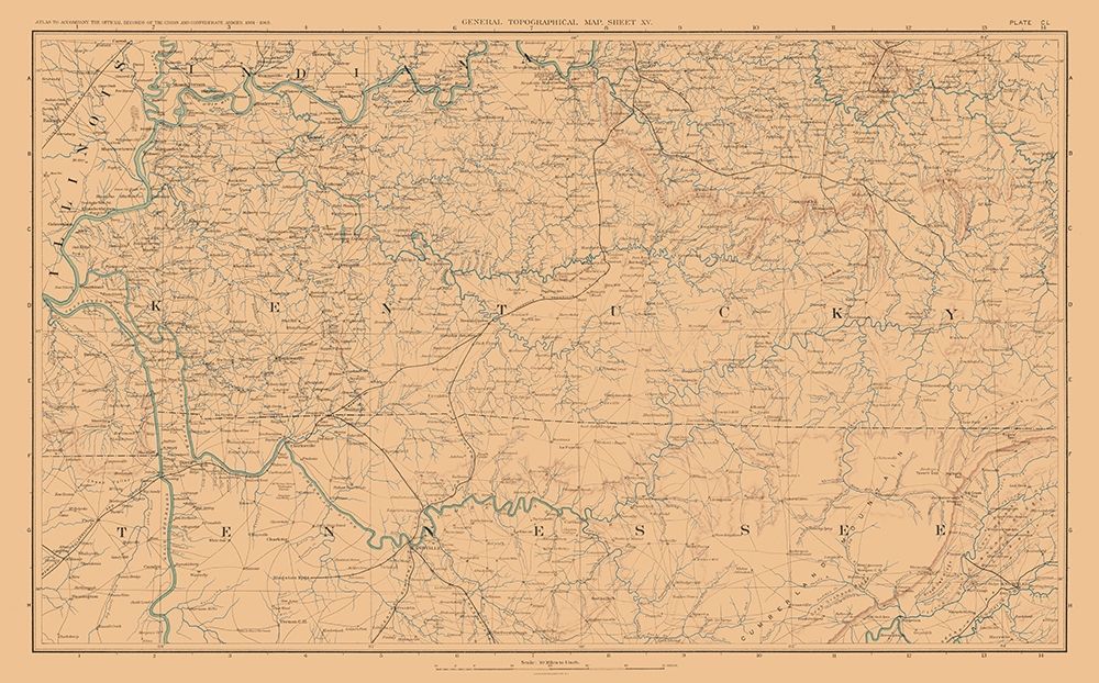 Illinois Indiana Tennessee Kentucky - Bien 1894