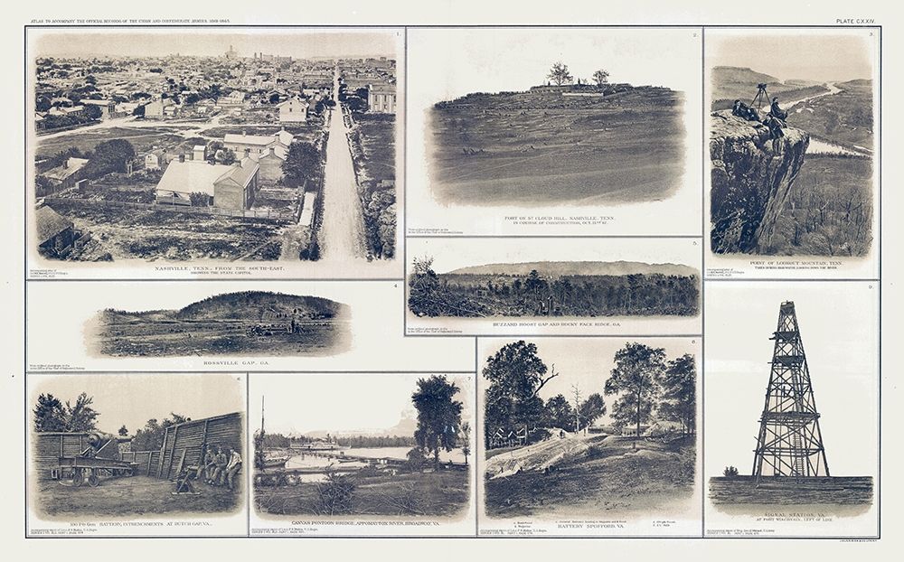 Panoramic Views Tennessee Virginia - Lamont 1894