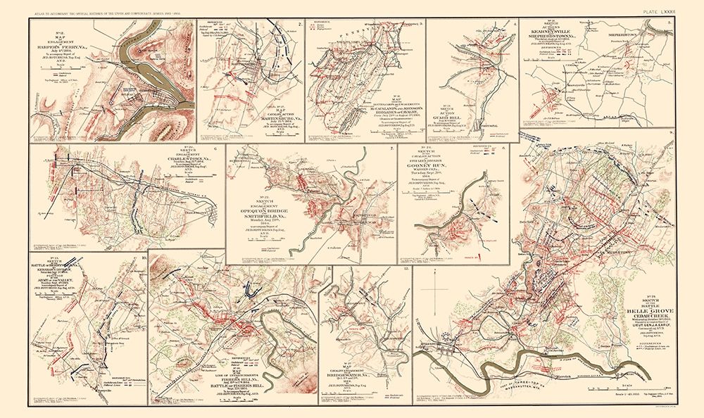 Records Union Confederate Armies - Hotchkiss 1895
