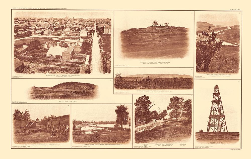Buildings Forts Virginia Tennessee - Bien 1895