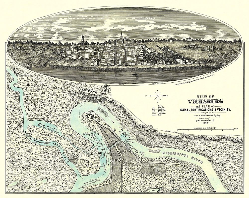 Vicksburg Mississippi with Vicinity