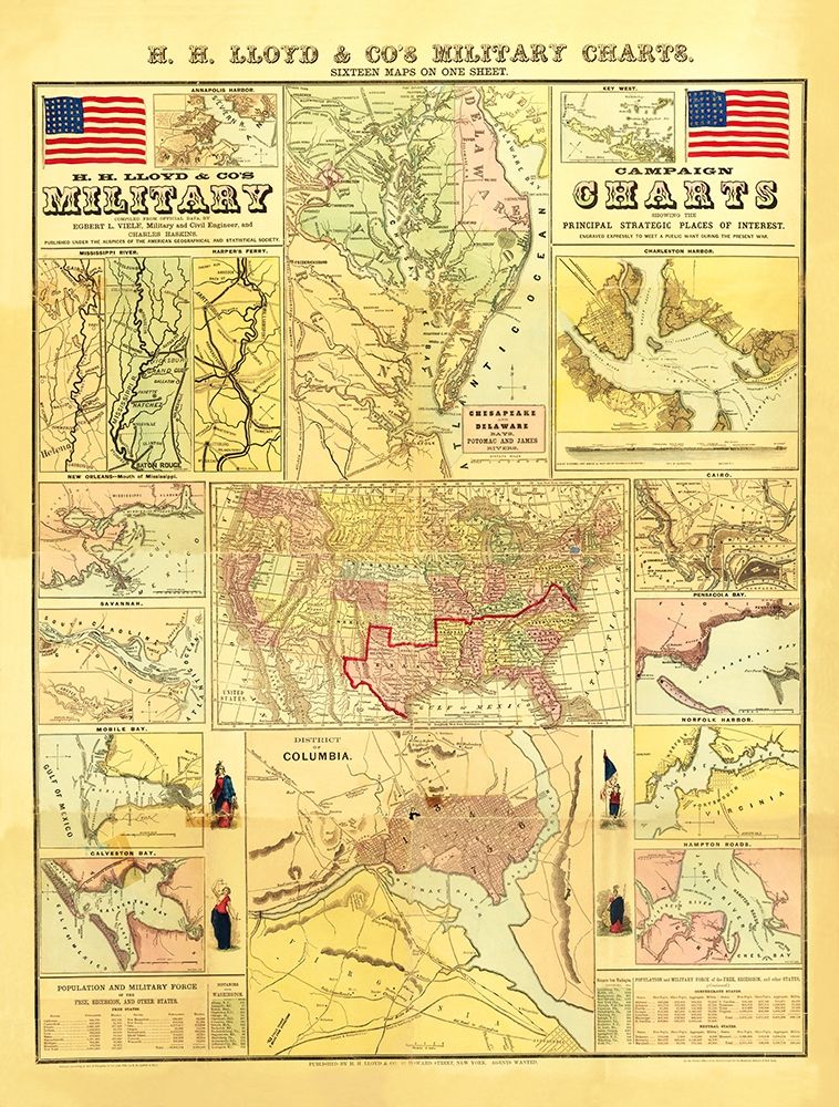 Military Campaign Charts of United States