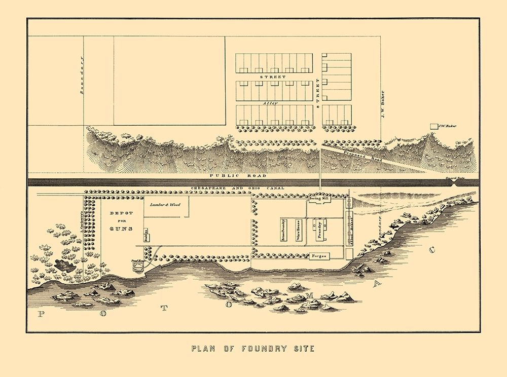 Foundry Site Plan Washington DC - Bowen 1836