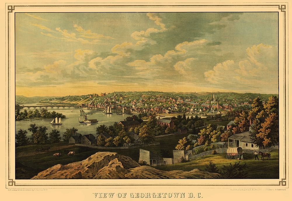 Georgetown Washington DC - Sachese 1855