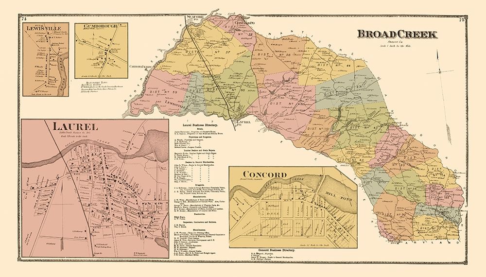 Broad Creek, Laurel, Concord Delaware Landowner