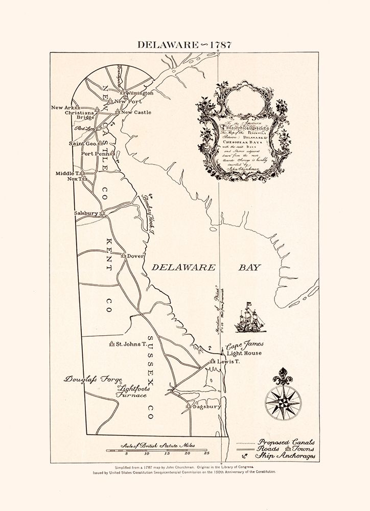 Delaware - Churchman 1787