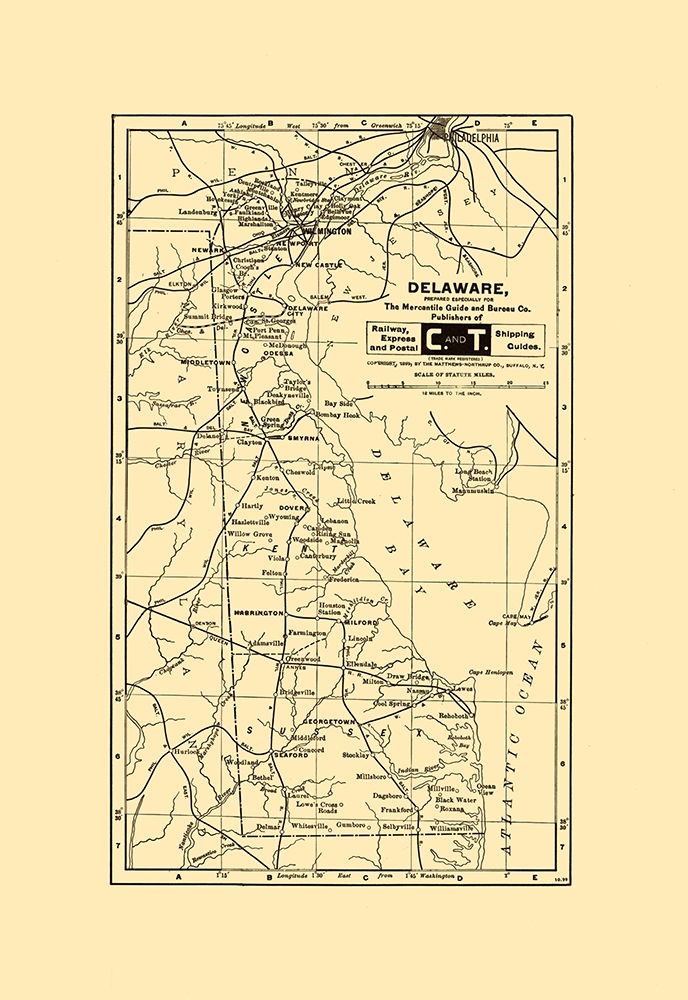 Delaware - Northrup 1899