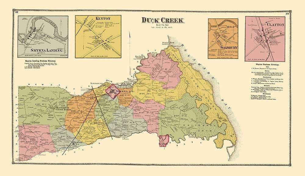 Duck Creek, Smyrna Landing, Kenton Delaware