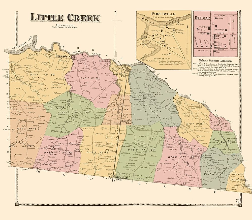 Little Creek Portsville Delmar Delaware Landowner