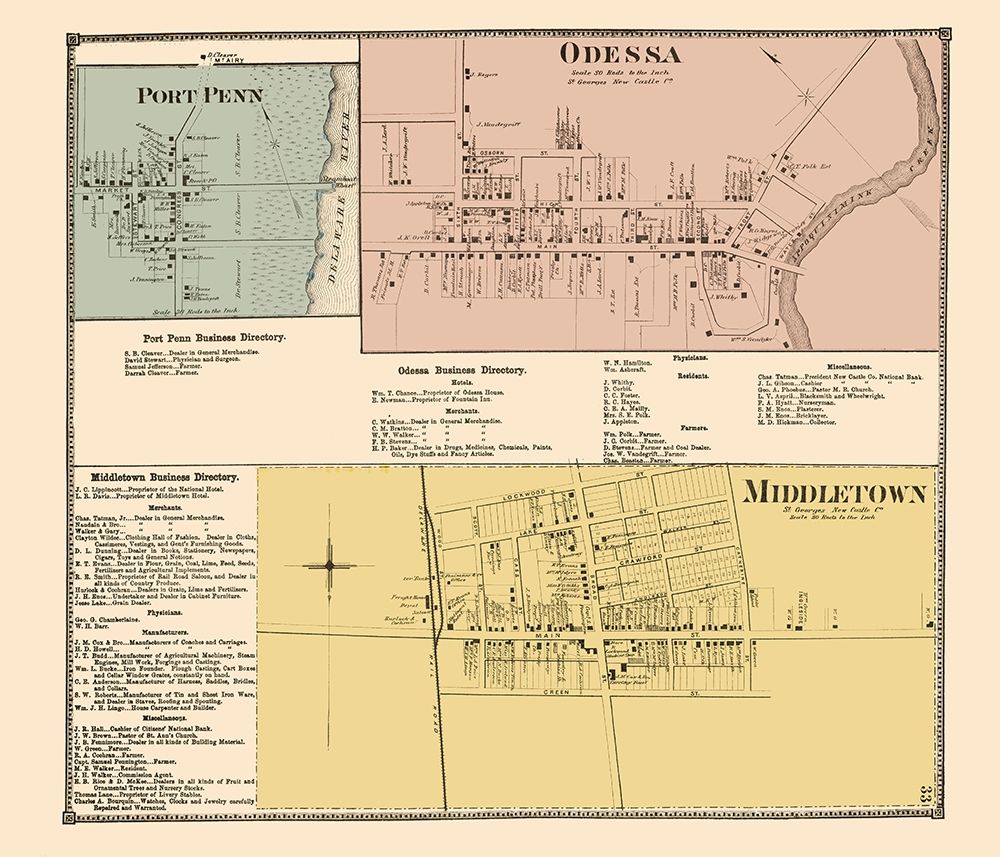 Middletown, Odessa, Port Penn Delaware Landowner