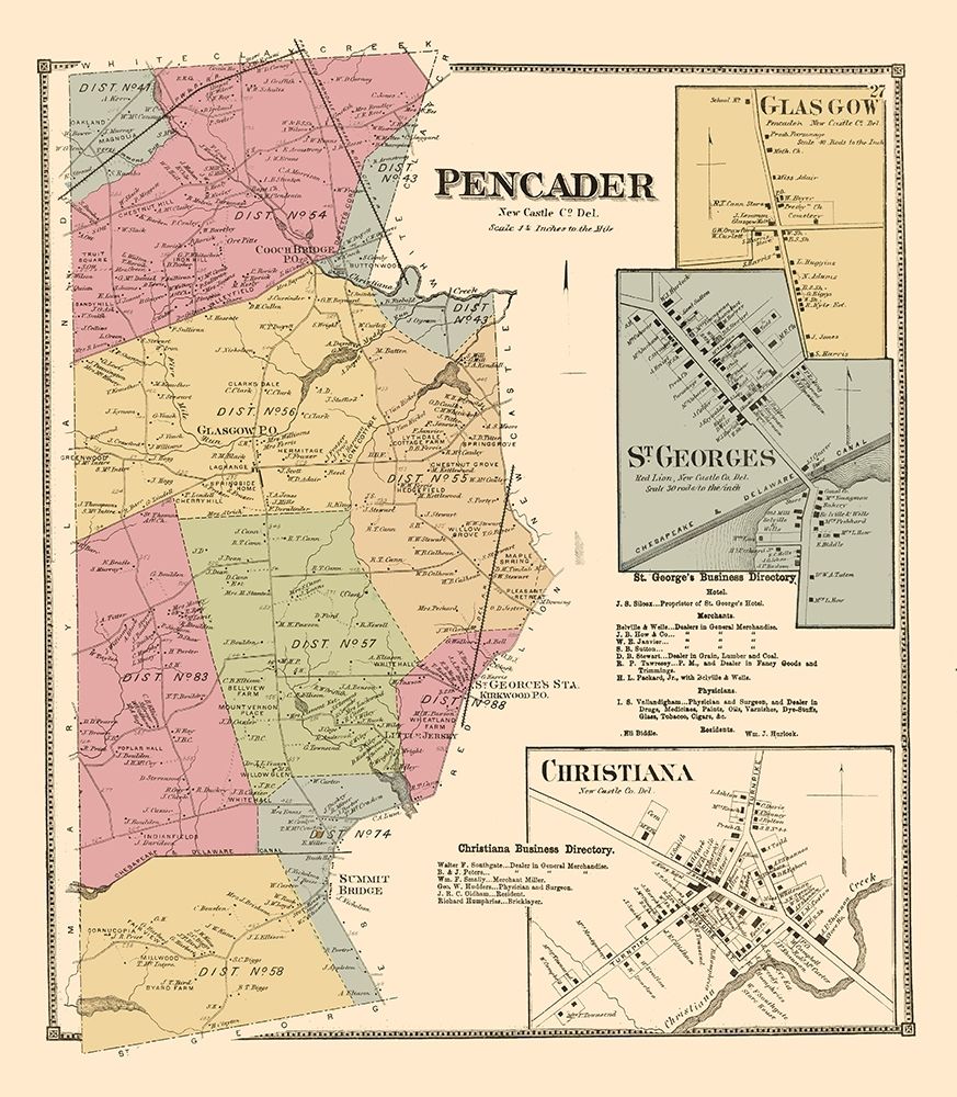 Pencader, Glasgow, St Georges Delaware Landowner