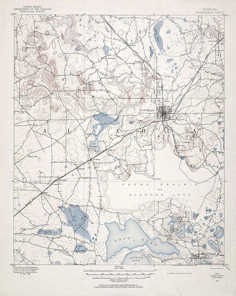 Arredondo Florida Quad - USGS 1890