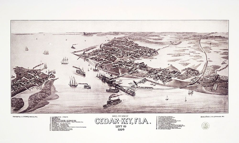 Cedar Key Florida - Stoner 1884