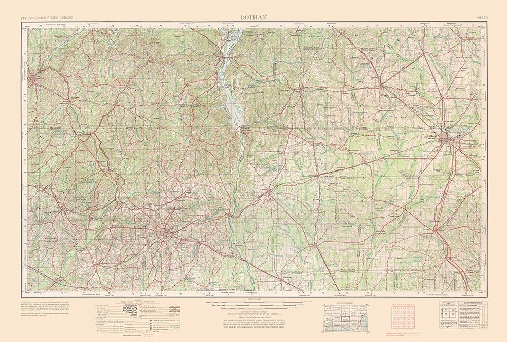 Dothan Florida Quad - USGS 1965