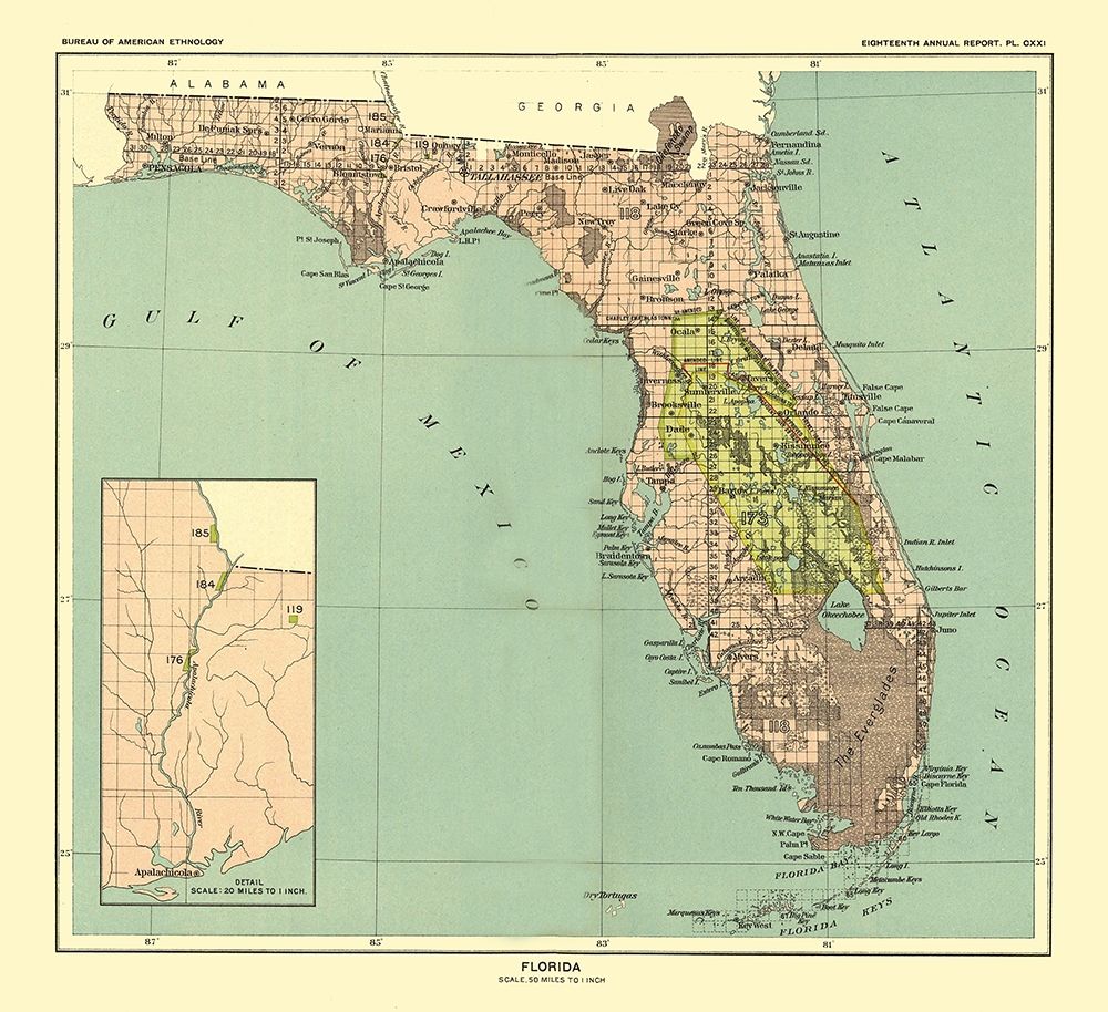 Florida - Hoen 1896