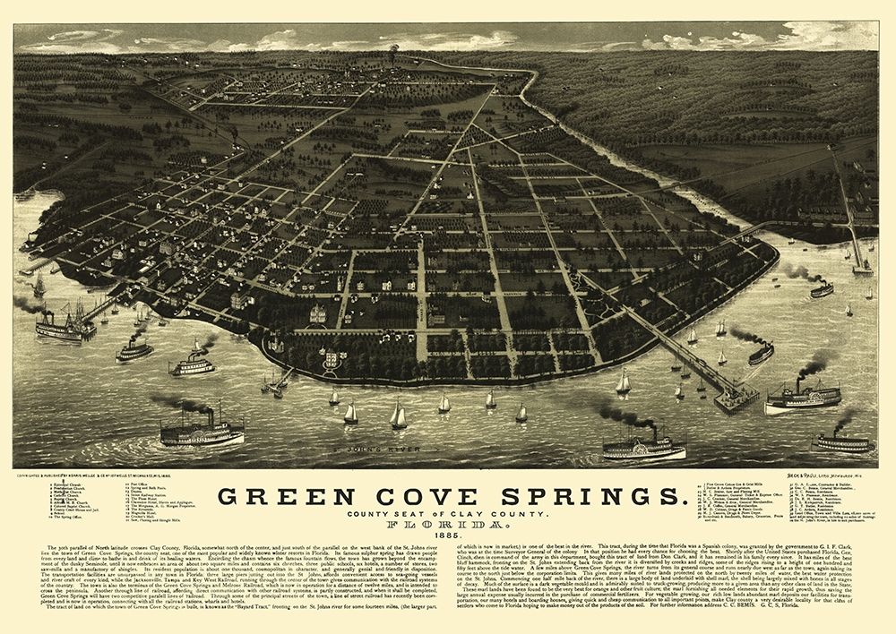 Green Cove Springs Florida - Beck 1885