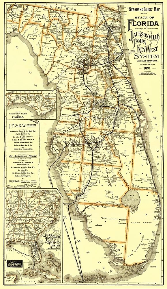 Jacksonville, Tampa, and Key West 1891