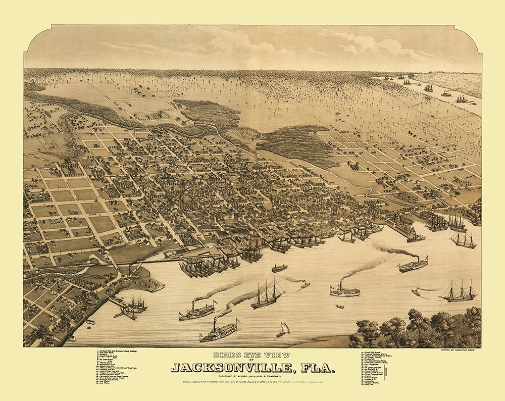 Jacksonville Florida - Alvord 1876