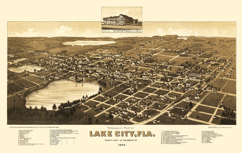 Lake City Florida - Beck 1885