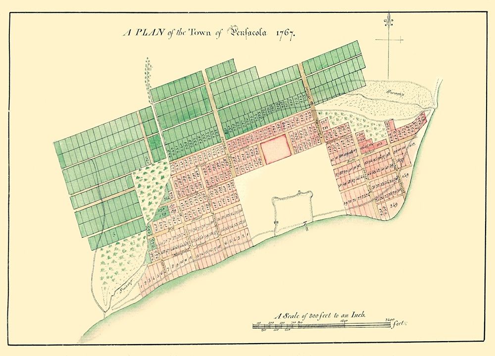 Pensacola Florida Plan - 1767